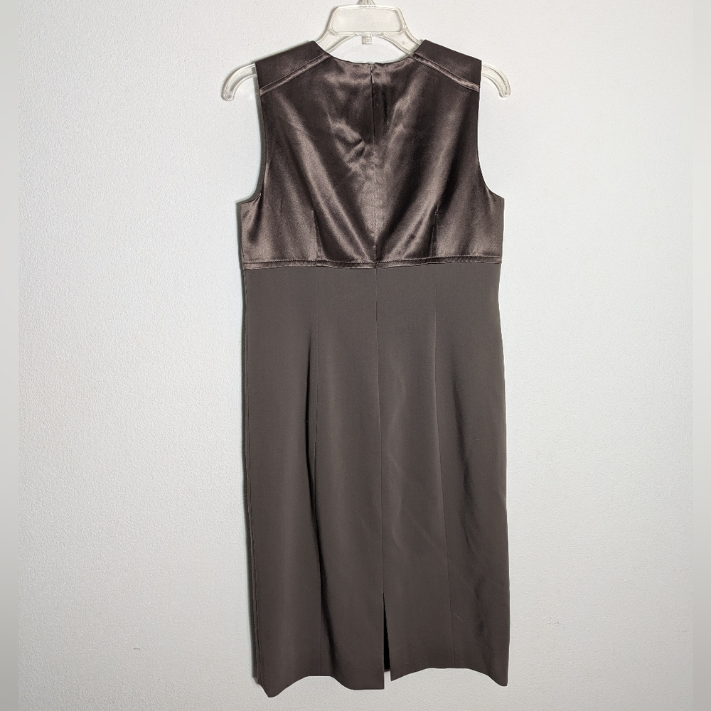 Worth Womens Sheath Dress 100% Silk Wool Quiet Luxury Old Money Luxe 8 Petite - Picture 11 of 12